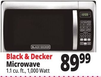 Ocean State Job Lot Black & decker microwave offer