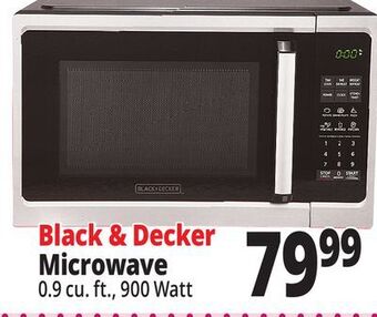 Ocean State Job Lot Black & decker microwave offer