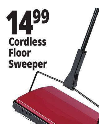 Ocean State Job Lot Cordless floor sweeper offer