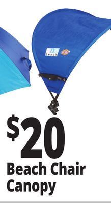 Ocean State Job Lot Rio beach mycanopy personal chair shade offer