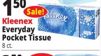 Ocean State Job Lot Kleenex everyday pocket tissue offer