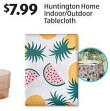 Aldi Huntington Home Indoor/Outdoor Tablecloth offer