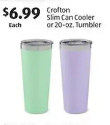 Aldi Crofton Slim Can Cooler or 20-oz Tumbler offer