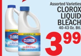 C Town Clorox liquid bleach offer
