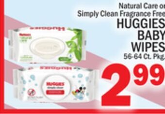C Town Huggies baby wipes offer