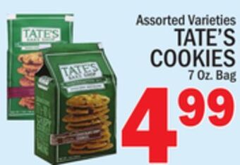 C Town Tate's cookies offer