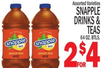 C Town Snapple drinks & teas offer