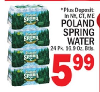 C Town Poland spring water offer