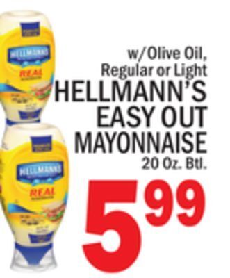 C Town Hellmann's easy out mayonnaise offer