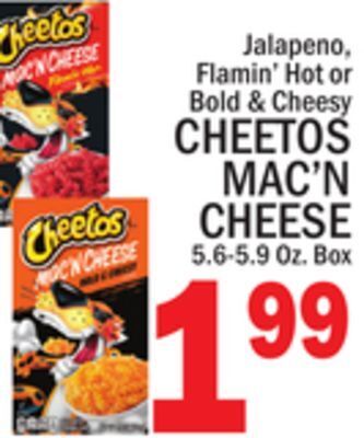 C Town Cheetos mac'n cheese offer