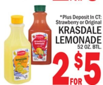 C Town Krasdale lemonade offer