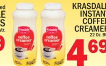 C Town Krasdale instant coffee creamer offer