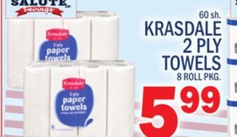 C Town Krasdale 2 ply towels offer