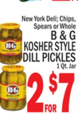 C Town B & g kosher style dill pickles offer