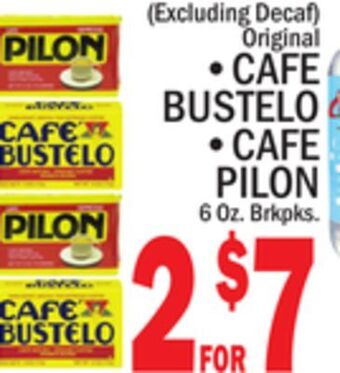 C Town • cafe bustelo • cafe pilon offer