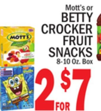 C Town Betty crocker fruit snacks offer