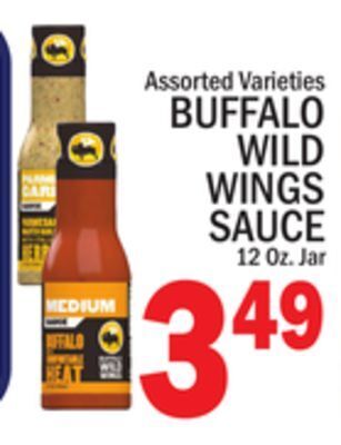 C Town Buffalo wild wings sauce offer