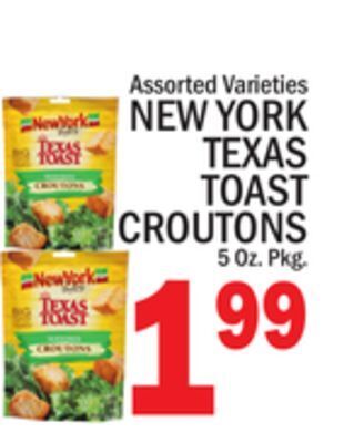 C Town New york texas toast croutons offer