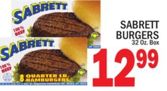 C Town Sabrett burgers offer