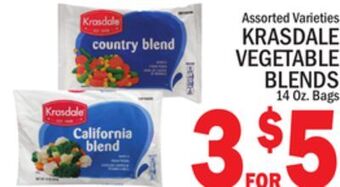 C Town Krasdale vegetable blends offer