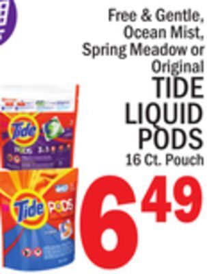 C Town Tide liquid pods offer