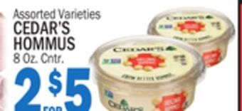 C Town Cedar's hommus offer