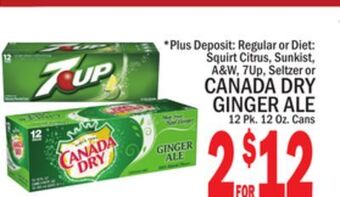 C Town Canada dry ginger ale offer
