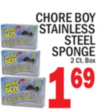 C Town Chore boy stainless steel sponge offer