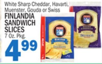 C Town Finlandia sandwich sandwich slices offer