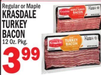 C Town Krasdale turkey bacon offer