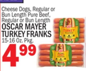 C Town Oscar mayer turkey franks offer