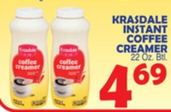 Bravo Supermarkets Krasdale instant coffee creamer offer