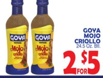 Bravo Supermarkets Goya mojo criollo offer