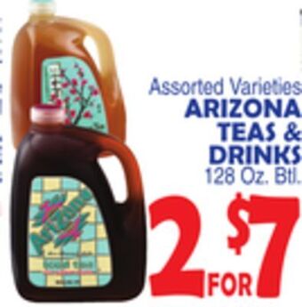 Bravo Supermarkets Arizona teas & drinks offer