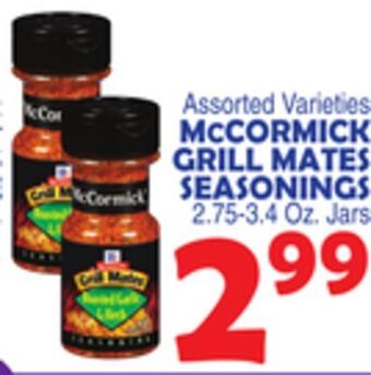 Bravo Supermarkets Mccormick grill mates seasonings offer