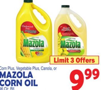 Bravo Supermarkets Mazola corn oil offer