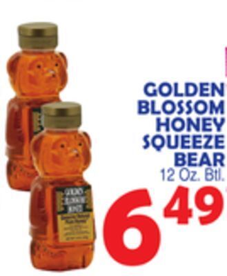 Bravo Supermarkets Golden blossom honey squeeze bear offer