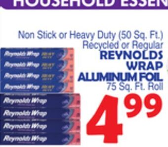 Bravo Supermarkets Reynolds wrap aluminum foil 75 sq. ft. roll offer