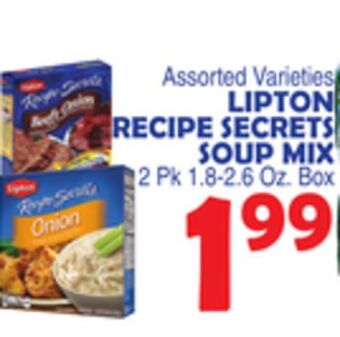 Bravo Supermarkets Lipton recipe secrets soup mix offer