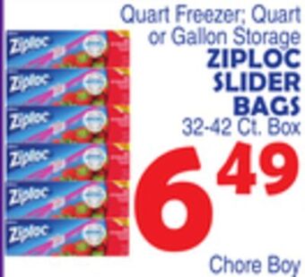 Bravo Supermarkets Ziploc slider bags offer