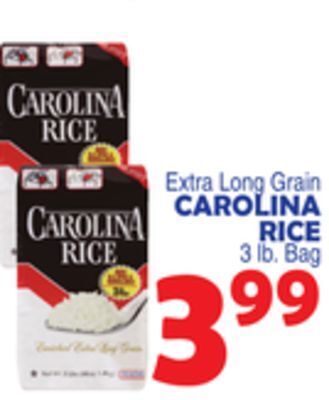Bravo Supermarkets Carolina rice offer