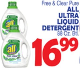 Bravo Supermarkets All ultra liquid detergent offer