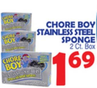Bravo Supermarkets Chore boy stainless steel sponge offer
