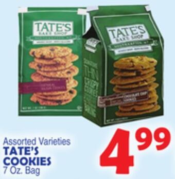 Bravo Supermarkets Tate's cookies offer