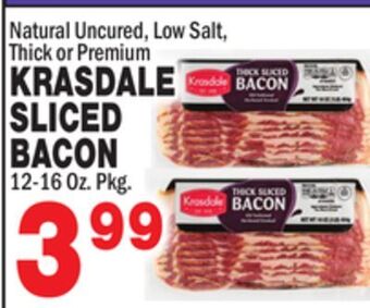 Bravo Supermarkets Krasdale sliced bacon offer