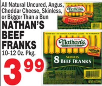 Bravo Supermarkets Nathan's beef franks offer