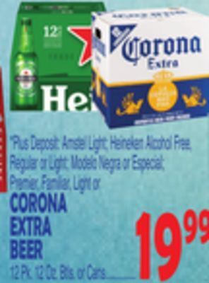 Bravo Supermarkets Corona extra beer offer