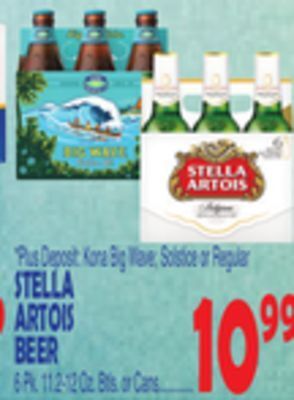 Bravo Supermarkets Stella artois beer offer