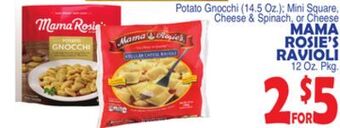 Bravo Supermarkets Mama rosie's ravioli 12 oz. pkg offer