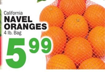Bravo Supermarkets Navel oranges offer